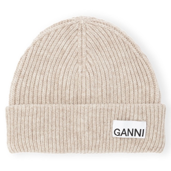 Ganni Accessories - NWOT Ganni Fitted rib knit beanie